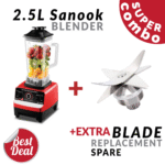 Professional Heavy Duty Blender, High-Speed Multifunction, 2 Litres BPA Free Jar, 100% Copper Motor, Pulse Function. 4500 watts - Image 4